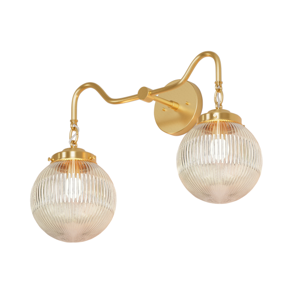 Hayes Two Light Sconce – Lucent Lightshop