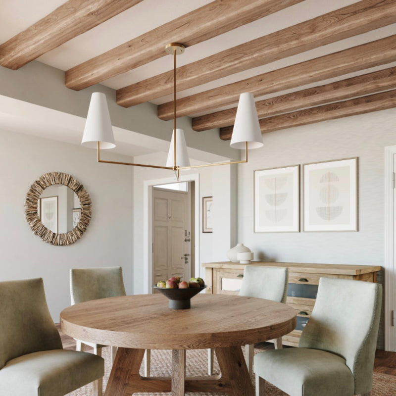 Parker 3 Arm Chandelier - Custom Lighting by Lucent Lightshop