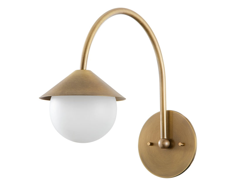 Sedona Sconce - Antique Brass - sconce - Custom Lighting by Lucent Lightshop