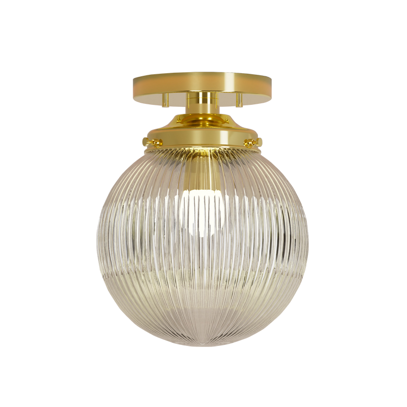 Delano Surface Mount - Polished Brass - Flush - Custom Lighting by Lucent Lightshop
