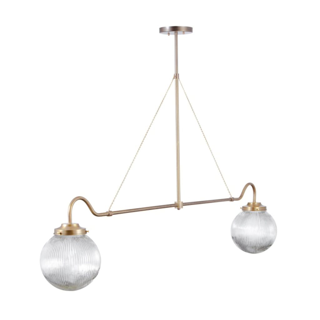 Hayden 2 Globe Chandelier - Custom Lighting by Lucent Lightshop