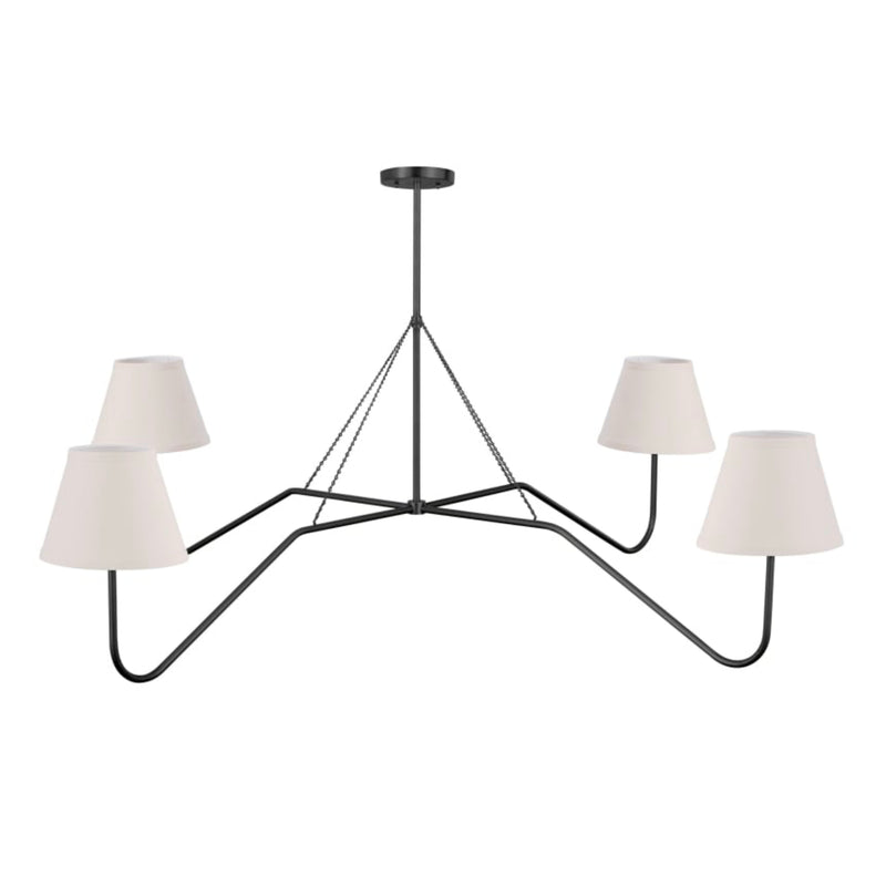 Amelia Chandelier - Black / 28’’ - Custom Lighting by Lucent Lightshop