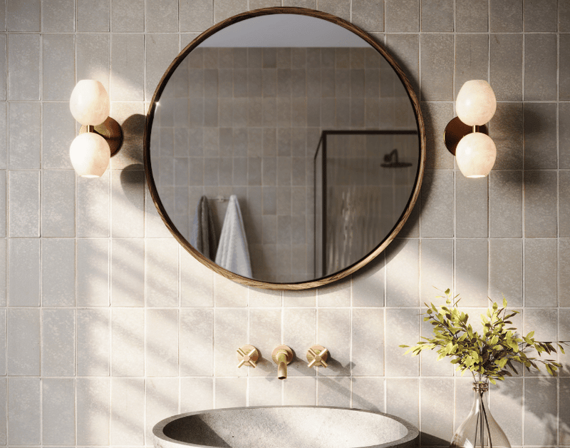 Double Teardrop Alabaster Sconce - sconce - Custom Lighting by Lucent Lightshop