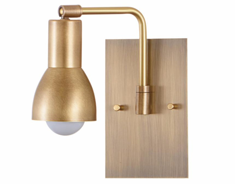 Gentry Sconce - Antique Brass - sconce - Custom Lighting by Lucent Lightshop