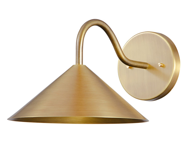 Carson Sconce - Antique Brass - Custom Lighting by Lucent Lightshop