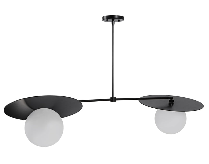 Della 2 Arm Pendant - Chandelier - Custom Lighting by Lucent Lightshop