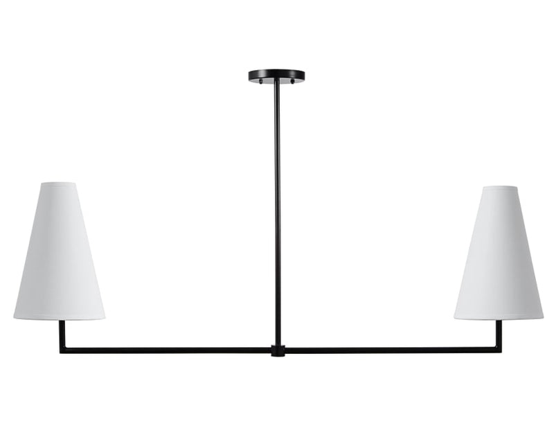 Parker 2 Arm Pendant - Chandelier - Custom Lighting by Lucent Lightshop