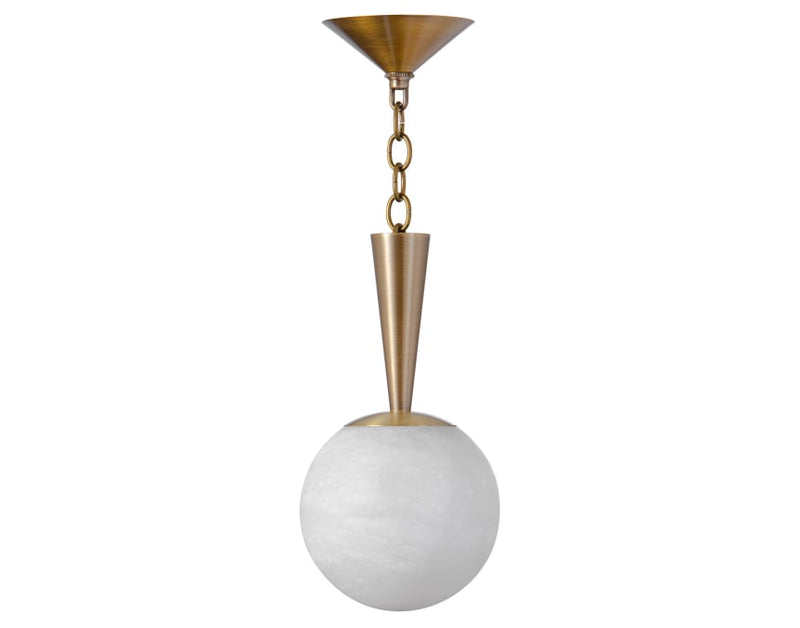 Hiro Pendant - Antique Brass - Custom Lighting by Lucent Lightshop