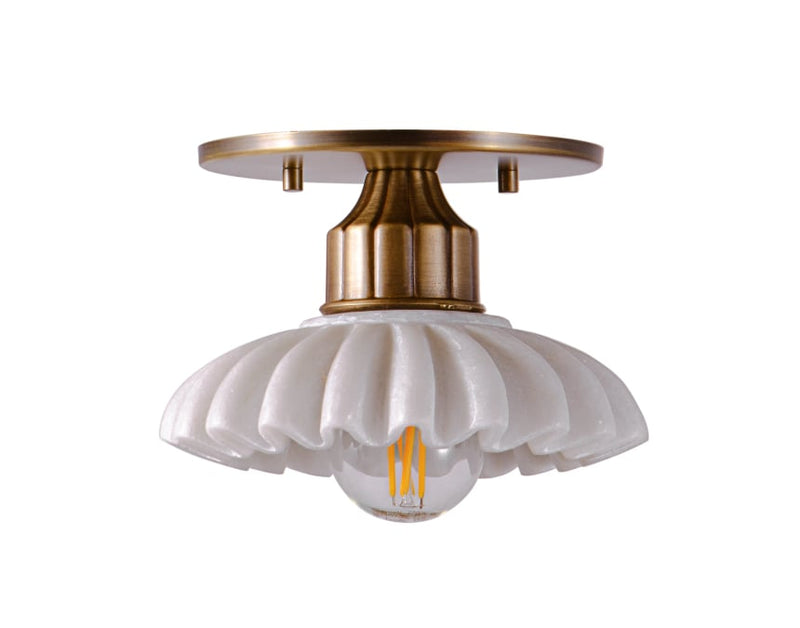 Lola Surface Mount - Antique Brass - FLUSH MOUNT - Custom Lighting by Lucent Lightshop