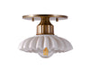 Lola Surface Mount - Antique Brass - FLUSH MOUNT - Custom Lighting by Lucent Lightshop