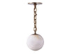 Alabaster Single Pendant - Chandelier - Custom Lighting by Lucent Lightshop