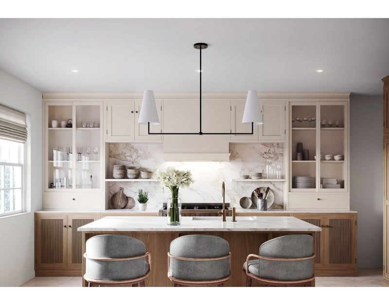 Parker 2 Arm Pendant - Chandelier - Custom Lighting by Lucent Lightshop