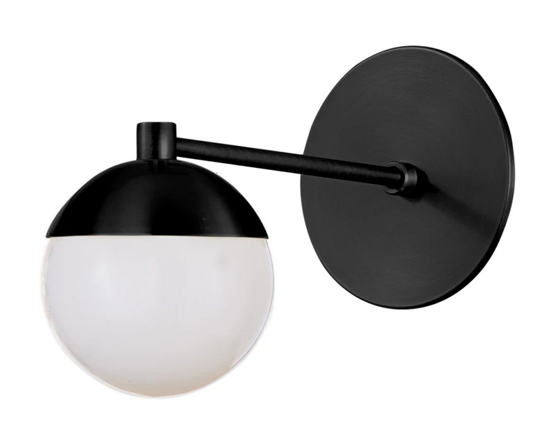 Jaxon Sconce - Black - sconce - Custom Lighting by Lucent Lightshop