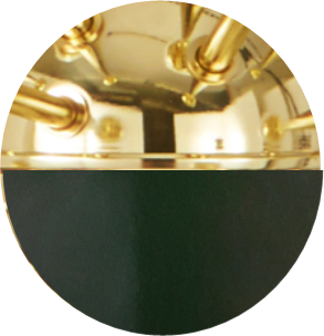 Polished Brass Pine Shade